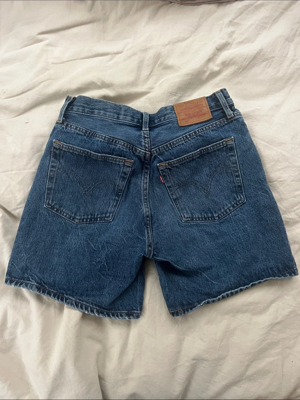 Levi's 501 Mid Thigh Denim Shorts